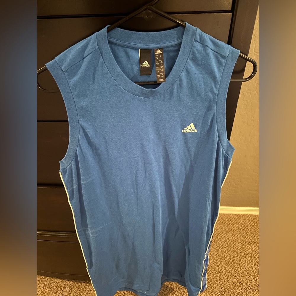 Adidas Classic Blue T Shirt Dress